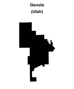Genola (Utah) boş ana hat haritası