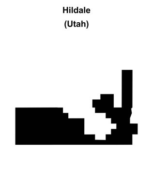 Hildale (Utah) boş ana hat haritası