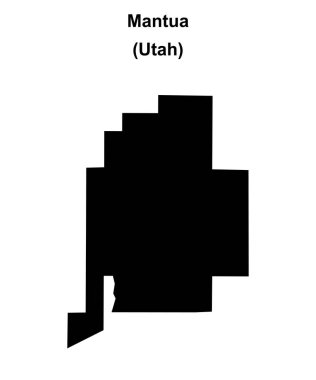 Mantua (Utah) boş ana hat haritası