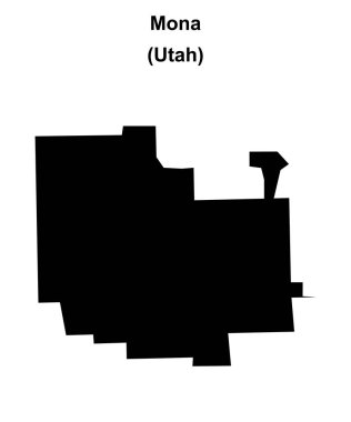 Mona (Utah) boş ana hat haritası