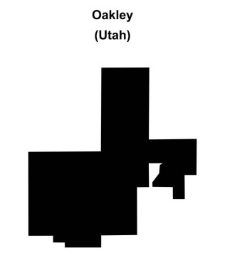 Oakley (Utah) boş ana hat haritası