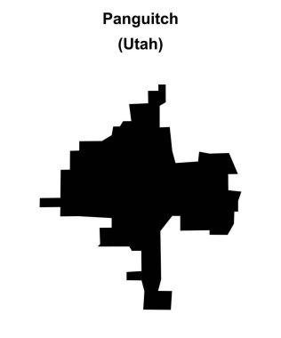 Panguitch (Utah) boş ana hat haritası
