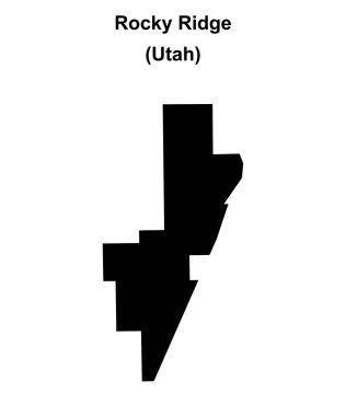 Rocky Ridge (Utah) boş ana hat haritası
