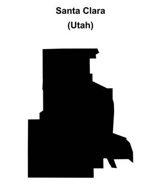 Santa Clara (Utah) boş ana hat haritası