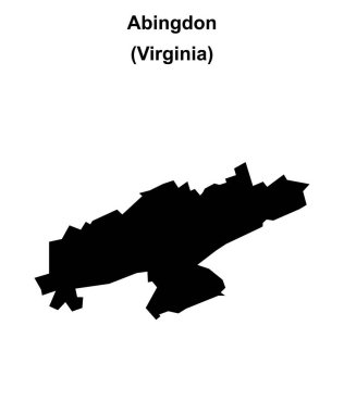 Abingdon (Virginia) boş ana hat haritası