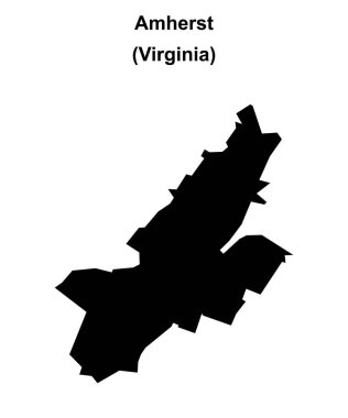 Amherst (Virginia) boş ana hat haritası