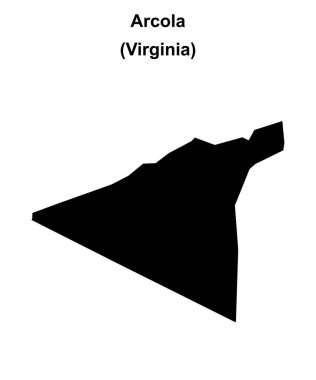 Arcola (Virginia) boş ana hat haritası