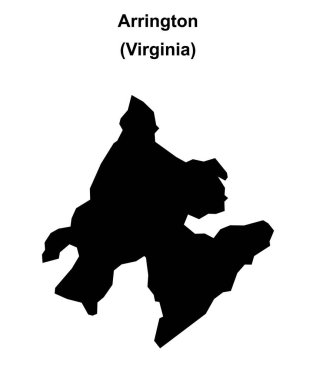 Arrington (Virginia) boş ana hat haritası