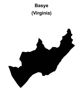 Basye (Virginia) boş ana hat haritası