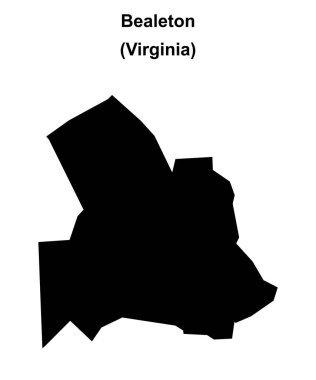 Bealeton (Virginia) boş ana hat haritası