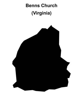 Benns Kilisesi (Virginia) boş ana hat haritası