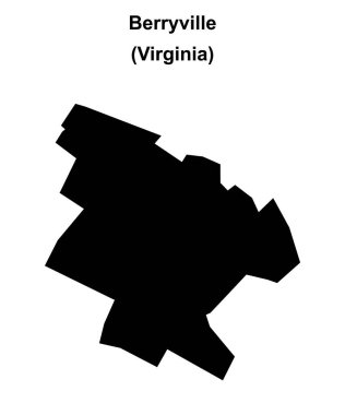 Berryville (Virginia) boş ana hat haritası