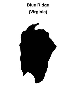 Blue Ridge (Virginia) boş ana hat haritası