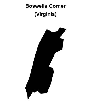 Boswells Köşesi (Virginia) boş ana hat haritası