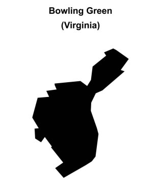 Bowling Green (Virginia) boş ana hat haritası