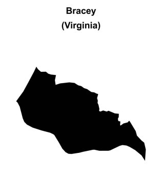 Bracey (Virginia) boş ana hat haritası