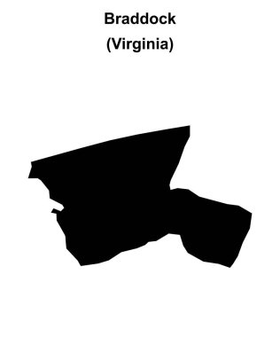 Braddock (Virginia) boş ana hat haritası