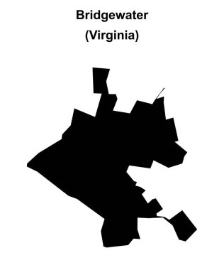 Bridgewater (Virginia) boş ana hat haritası