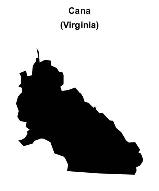 Cana (Virginia) boş ana hat haritası