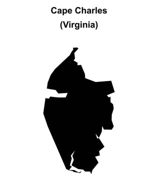 Cape Charles (Virginia) boş ana hat haritası