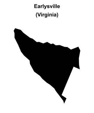 Earlysville (Virginia) boş ana hat haritası