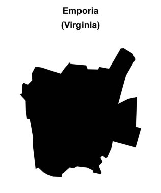Emporia (Virginia) boş ana hat haritası
