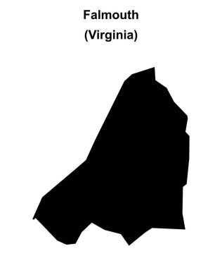 Falmouth (Virginia) boş ana hat haritası