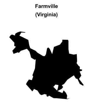 Farmville (Virginia) boş ana hat haritası
