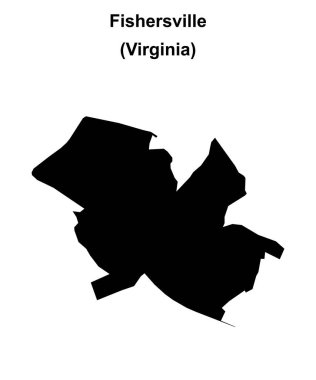 Fishersville (Virginia) boş ana hat haritası