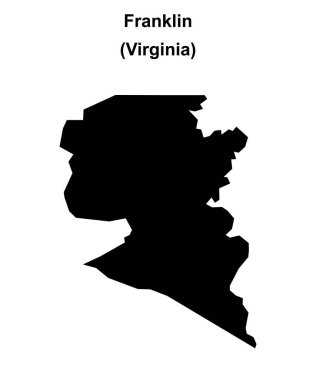 Franklin (Virginia) boş ana hat haritası