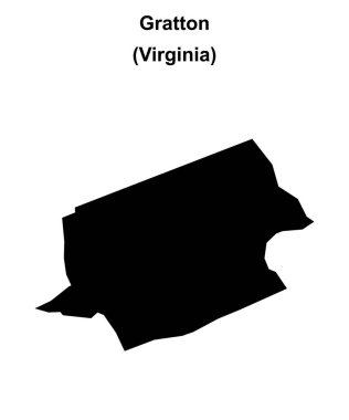 Gratton (Virginia) boş ana hat haritası