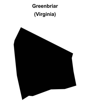 Greenbriar (Virginia) boş ana hat haritası