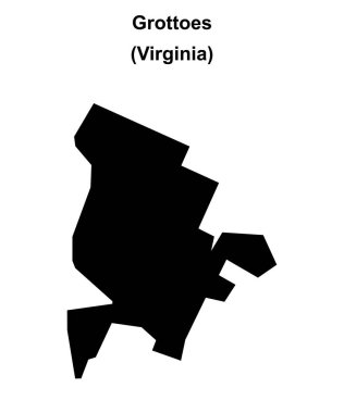 Grottoes (Virginia) boş ana hat haritası