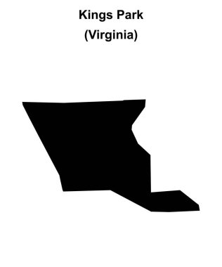 Kings Park (Virginia) boş ana hat haritası