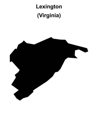 Lexington (Virginia) boş ana hat haritası
