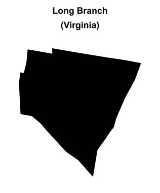 Uzun Şube (Virginia) boş ana hat haritası