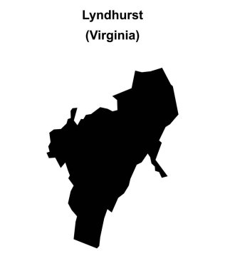 Lyndhurst (Virginia) boş ana hat haritası