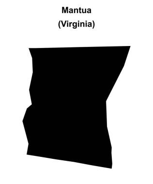 Mantua (Virginia) boş ana hat haritası