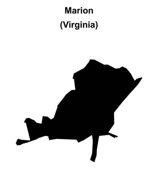 Marion (Virginia) boş ana hat haritası