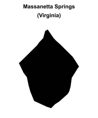 Massanetta Springs (Virginia) boş ana hat haritası