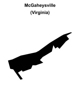 McGaheysville (Virginia) boş ana hat haritası