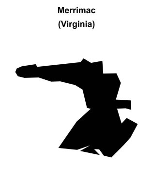 Merrimac (Virginia) boş ana hat haritası