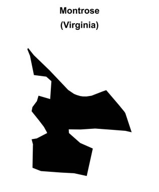 Montrose (Virginia) boş ana hat haritası