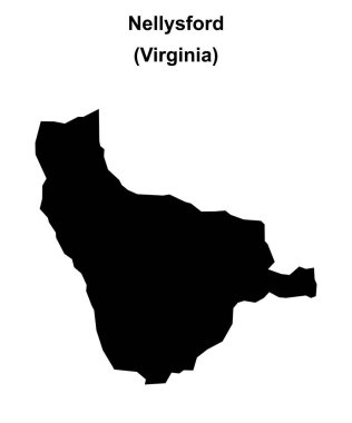 Nellysford (Virginia) boş ana hat haritası