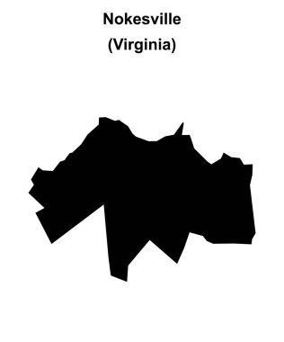 Nokesville (Virginia) boş ana hat haritası