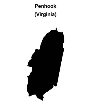 Penhook (Virginia) boş ana hat haritası