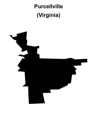 Purcellville (Virginia) boş ana hat haritası