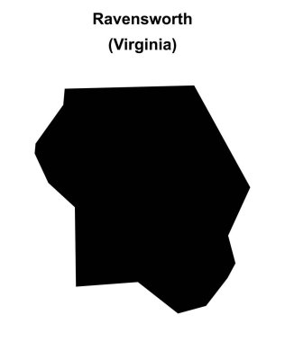 Ravensworth (Virginia) boş ana hat haritası