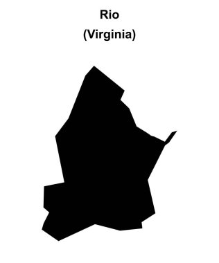 Rio (Virginia) boş ana hat haritası