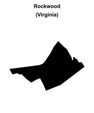 Rockwood (Virginia) boş ana hat haritası